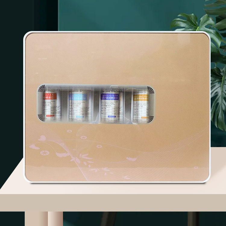 Purificador de agua alcalina de 4 etapas para el hogar, filtro purificador de agua de membrana de ultrafiltración Uf alcalina para el hogar