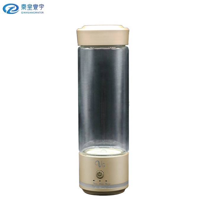 Botella de generador de agua de hidrógeno inteligente portátil